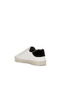 view 3 of 6 Saint Leather Low Top Sneaker in White & Black
