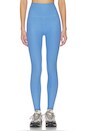 view 1 of 6 Spacedye Caught in The Midi High Waisted Legging in Wild Flower Blue Heather
