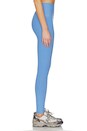 view 3 of 6 Spacedye Caught in The Midi High Waisted Legging in Wild Flower Blue Heather