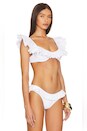 view 2 of 4 TOP BIKINI ANASTASIA in White