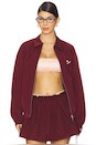 view 2 of 6 Tuck Detail Sport Jacket in Wine Red