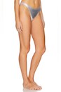 view 2 of 4 Natalia Bikini Bottom in Silver Metallic