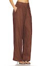 view 2 of 6 PANTALÓN BOBBI in Chocolate Brown