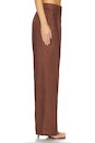 view 3 of 6 PANTALÓN BOBBI in Chocolate Brown