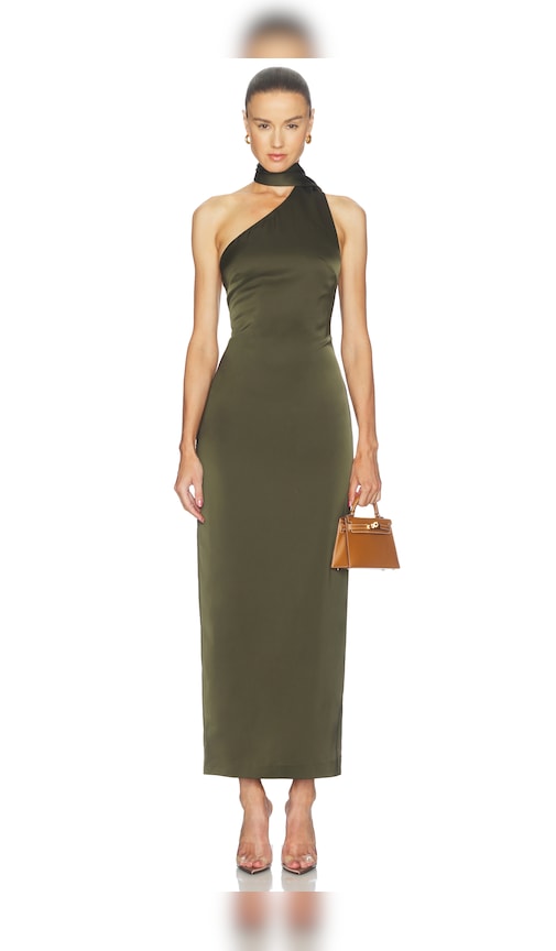Noma Maxi Dress by Camila Coelho in Olive Green