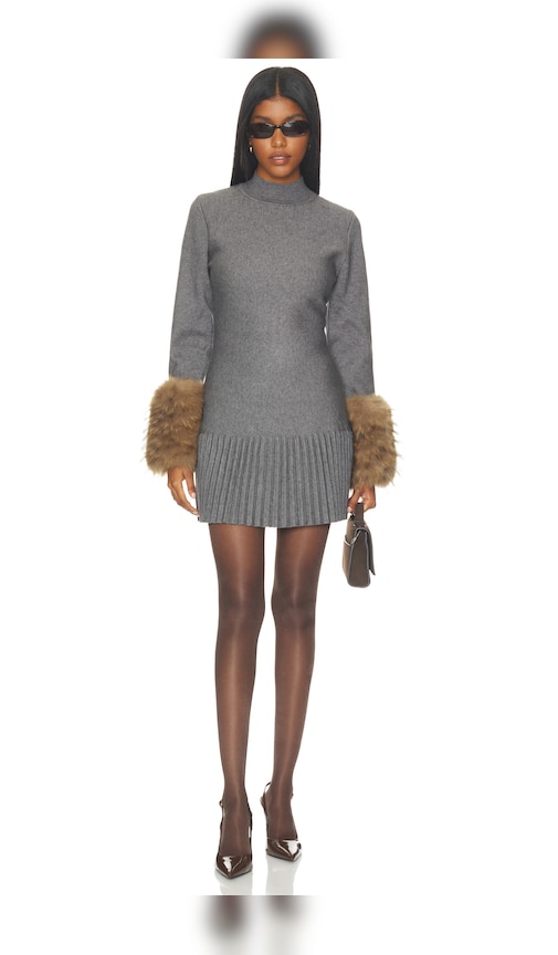 Elissa Dress by Line & Dot in Charcoal