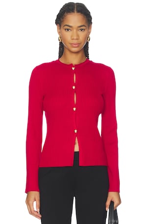 525 Ribbed Button Front Top 525 America