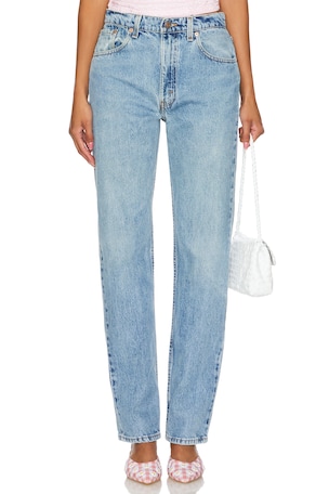 Vintage Classic Relaxed Straight Jeans aligrace