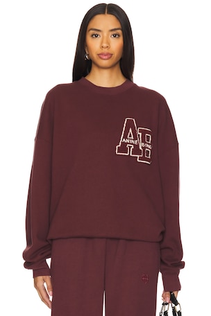 Miles Oversized Sweatshirt Letterman ANINE BING