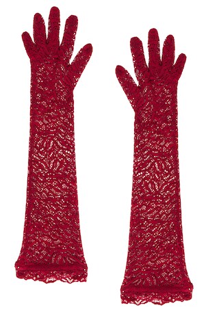 Stretch Lace Elbow Gloves Beaufille
