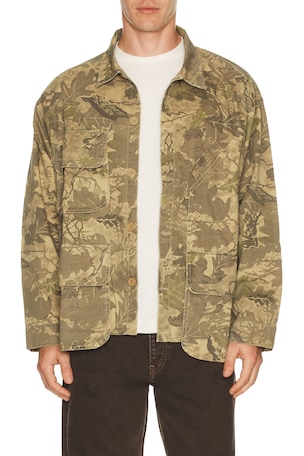 Twill Military Shirt Jacket Brain Dead
