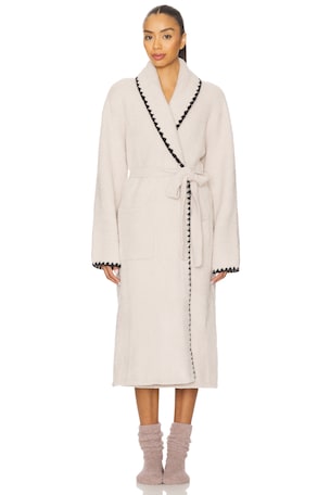 CozyChic Blanket Stitch Robe Barefoot Dreams