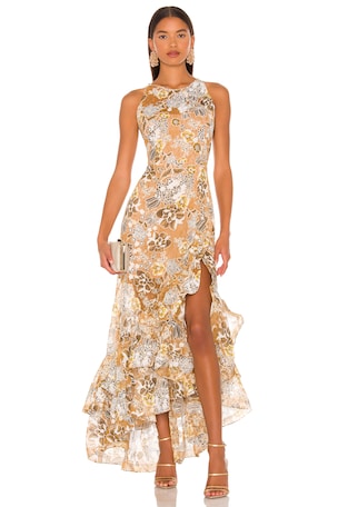 Sicilia Ruffle Dress Bronx and Banco