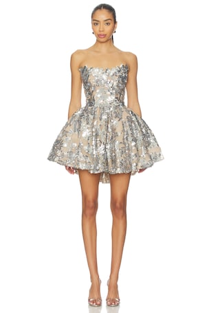 Chloe Strapless Mini Dress Bronx and Banco