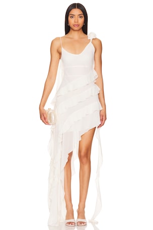 Willow Ruffle Rosette Dress Bubish