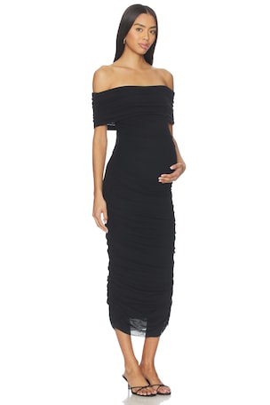 Sleeveless Off The Shoulder Mesh Dress BUMPSUIT