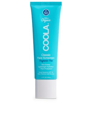 Fragrance Free Classic Organic Face Sunscreen Lotion SPF 50 COOLA