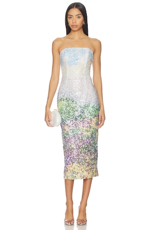 VESTIDO MIDI ARDEN ELLIATT