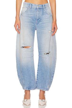x We The Free Good Luck Mid Rise Barrel Jeans Free People
