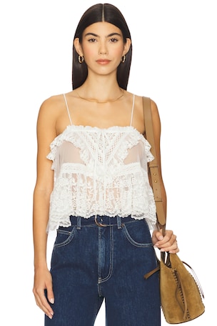 Sofia Embroidered Tank Free People