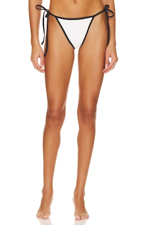 PARTE DE ABAJO BIKINI TRIÁNGULO VARSITY Good American