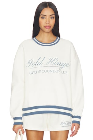 Country Club Sweatshirt Gold Hinge
