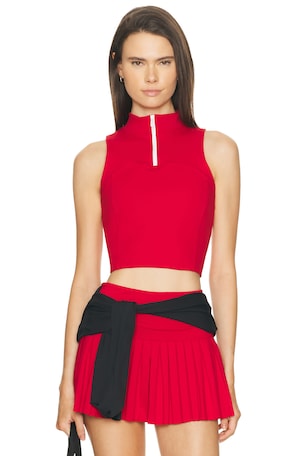 Day To Night Quarter Zip Top Gold Hinge