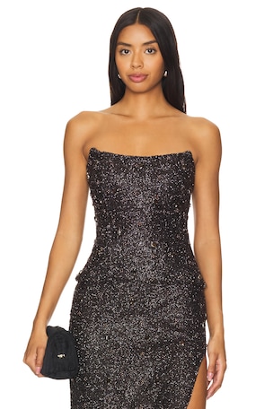 Mesh Strapless Top Khanums