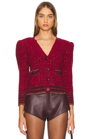 Jenni Waffle Stitch Cardi L'AGENCE