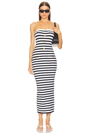 by Marianna Addison Striped Dress L'Academie