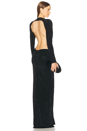 x REVOLVE Lucci Rhinestone Gown Michael Costello