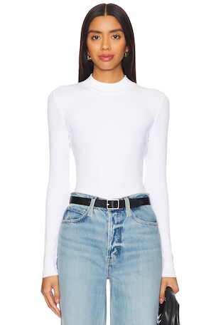 Gina Slim Mock Neck Nation Los Angeles