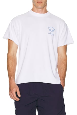 Court Undone Edge T-Shirt Oyster