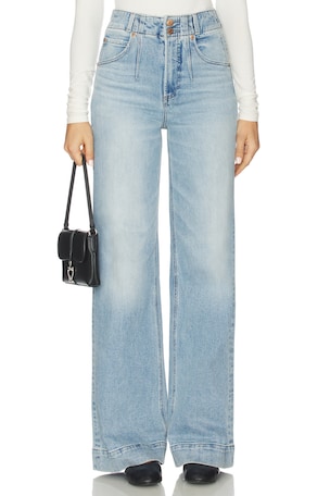Lana Double Button Wide Leg Jeans PISTOLA