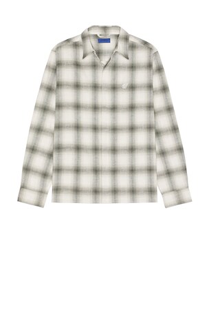 Mickey Cotton Linen Long Sleeve Shirt SATURDAYS NYC