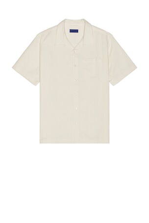 Bruce Double Layer Crinkle Short Sleeve Shirt SATURDAYS NYC