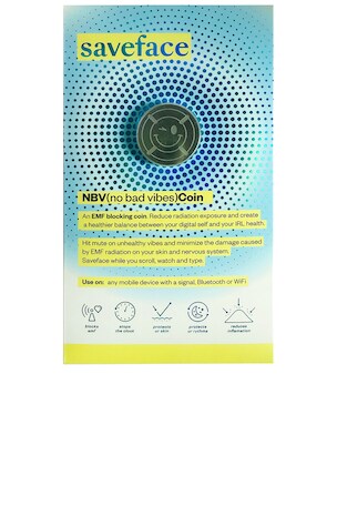 NBV(no bad vibes) Coin Anti-Radiation Blocking Decal SAVEFACE