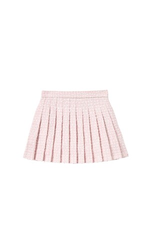Kids Bow Boucle Skirt self-portrait