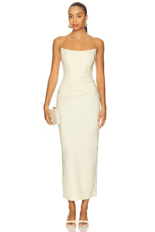 Lani Strapless Corset Maxi Dress Shona Joy