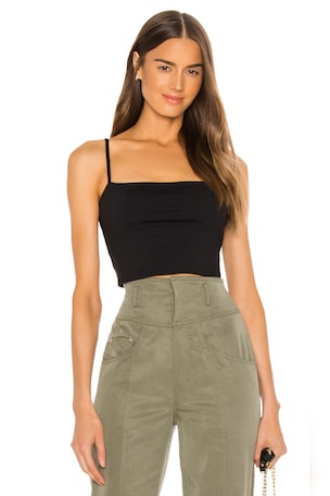 Thin Strap Crop Tank Susana Monaco