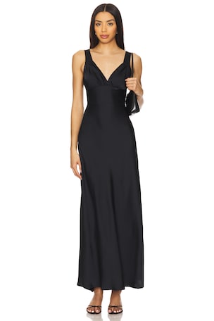 Ruched Cup Slip Maxi Dress WeWoreWhat