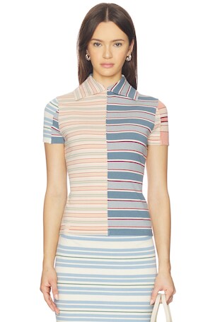 Multicolour Stripe Polo Zimmermann