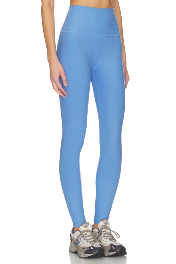 view 2 of 6 Spacedye Caught in The Midi High Waisted Legging in Wild Flower Blue Heather
