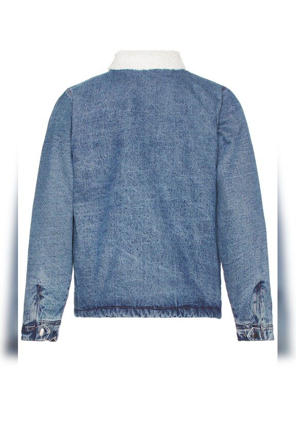 view 2 of 4 CHAQUETA BETA in worn indigo