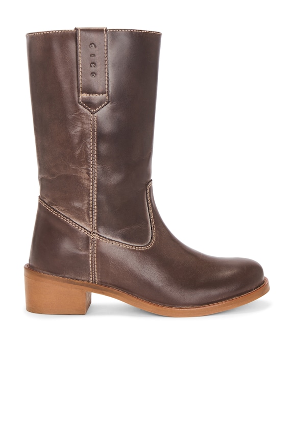 view 1 of 5 Julia Gaucho Boot in Brown Escovado in Dark Brown Escovado