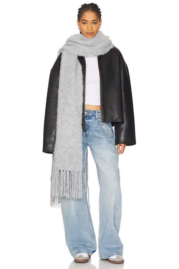 view 2 of 4 ÉCHARPE TYLAR in Heather Grey