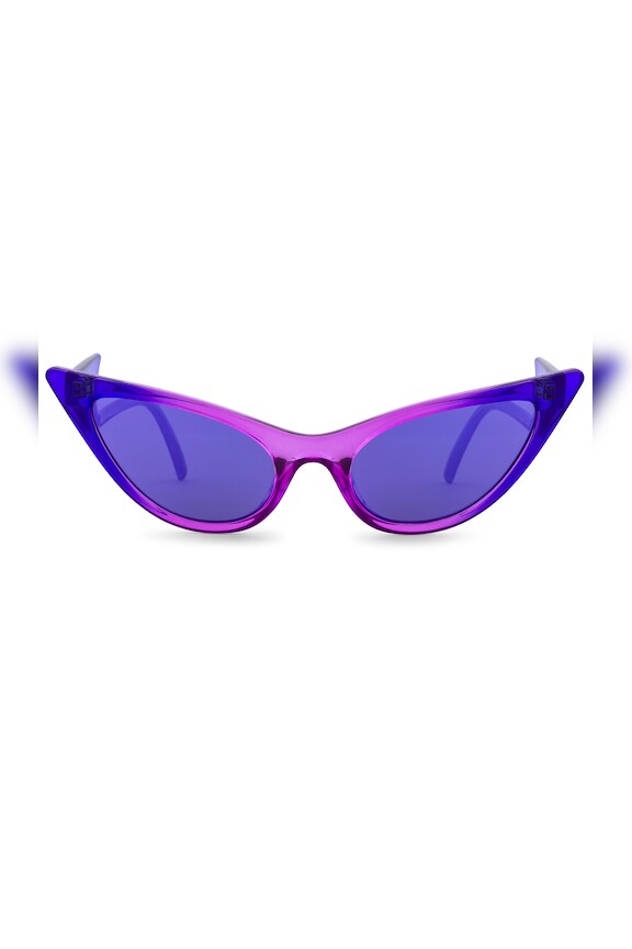 view 1 of 3 GAFAS DE SOL X ADAM SELMAN THE PROWLER in Cobalt Violet Fade & Purple Mirror