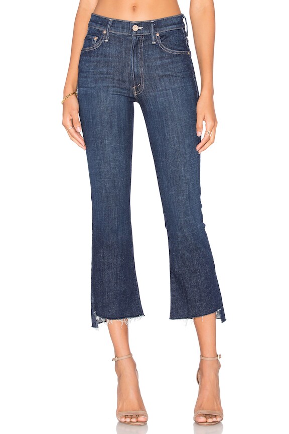 view 1 of 4 PANTALONES VAQUEROS TIPO PIRATA BAJO DESIGUAL INSIDER in Clean Sweep