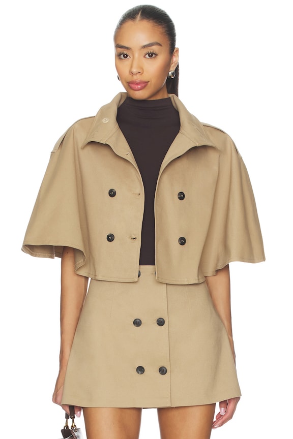 view 2 of 5 Cropped Trench in Camel