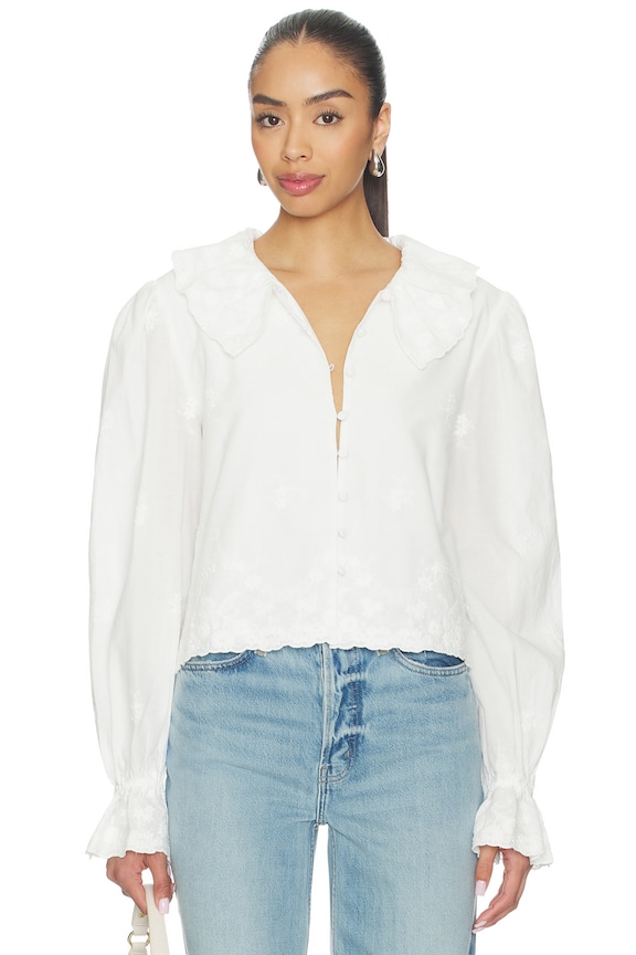 view 1 of 6 x REVOLVE Abigail Top in Soft White